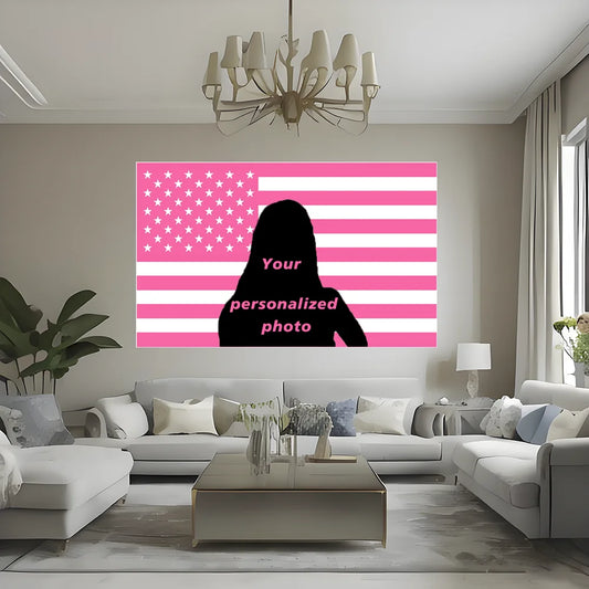 Custom USA Flag – Personalised Design with Images, Available in Multiple Sizes
