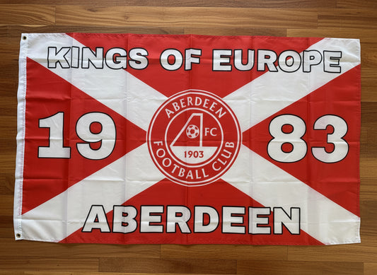 Aberdeen FC Flag (5x3FT) KINGS OF EUROPE