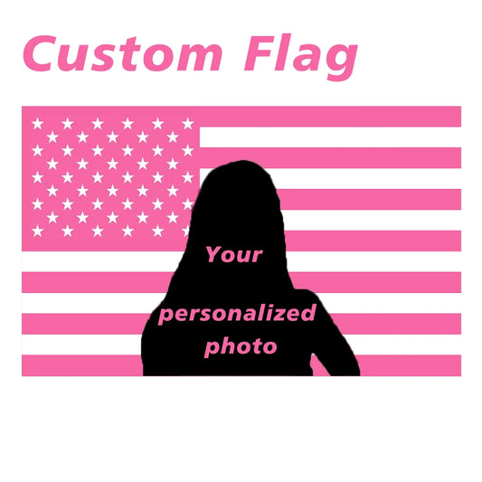 Custom USA Flag – Personalised Design with Images, Available in Multiple Sizes